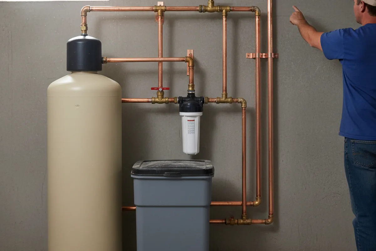 Whole-house water treatment system installed in Wood